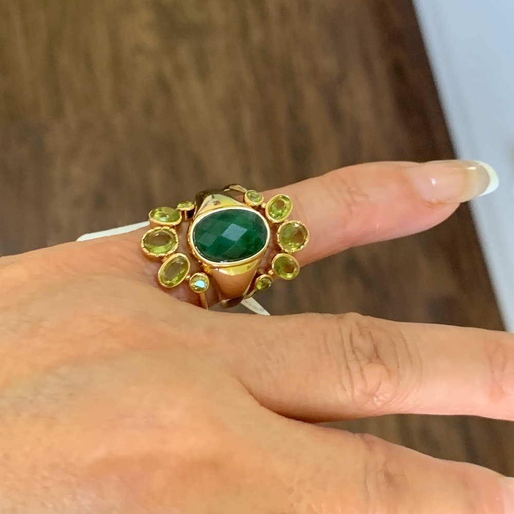 Anthropologie Halo ring set size 7